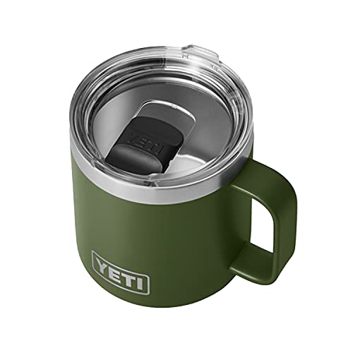 YETI Stainless Steel Rambler Drinking_Cup, Vacuum Insulated, with MagSlider Lid, 14 Ounces, Alpine Yellow
