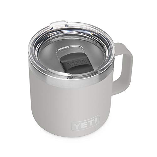 YETI Stainless Steel Rambler Drinking_Cup, Vacuum Insulated, with MagSlider Lid, 14 Ounces, Alpine Yellow