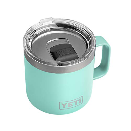 YETI Stainless Steel Rambler Drinking_Cup, Vacuum Insulated, with MagSlider Lid, 14 Ounces, Alpine Yellow
