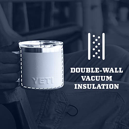 YETI Stainless Steel Rambler Drinking_Cup, Vacuum Insulated, with MagSlider Lid, 14 Ounces, Alpine Yellow