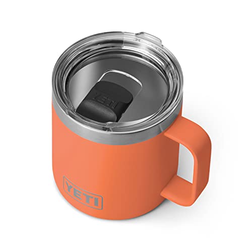 YETI Stainless Steel Rambler Drinking_Cup, Vacuum Insulated, with MagSlider Lid, 14 Ounces, Alpine Yellow