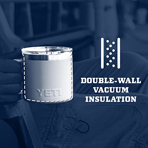 YETI Stainless Steel Rambler Drinking_Cup, Vacuum Insulated, with MagSlider Lid, 14 Ounces, Alpine Yellow