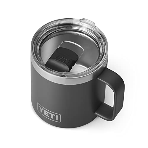 YETI Stainless Steel Rambler Drinking_Cup, Vacuum Insulated, with MagSlider Lid, 14 Ounces, Alpine Yellow