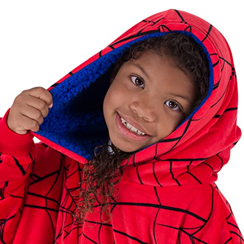 THE COMFY JR | The Original Oversized Microfiber & Sherpa Wearable Blanket for Kids, Seen On Shark Tank, One Size Fits All (Blue)