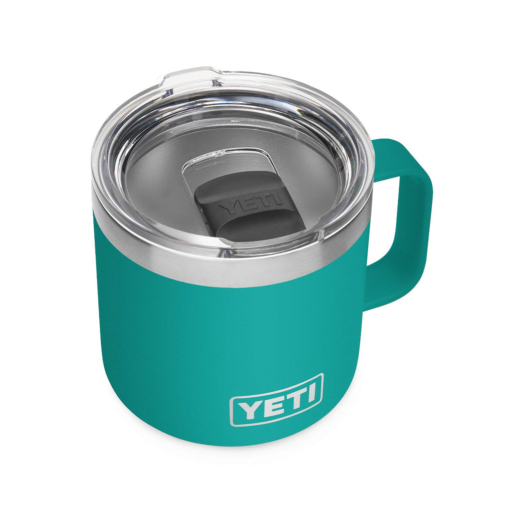 YETI Stainless Steel Rambler Drinking_Cup, Vacuum Insulated, with MagSlider Lid, 14 Ounces, Alpine Yellow