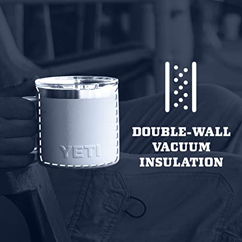 YETI Stainless Steel Rambler Drinking_Cup, Vacuum Insulated, with MagSlider Lid, 14 Ounces, Alpine Yellow