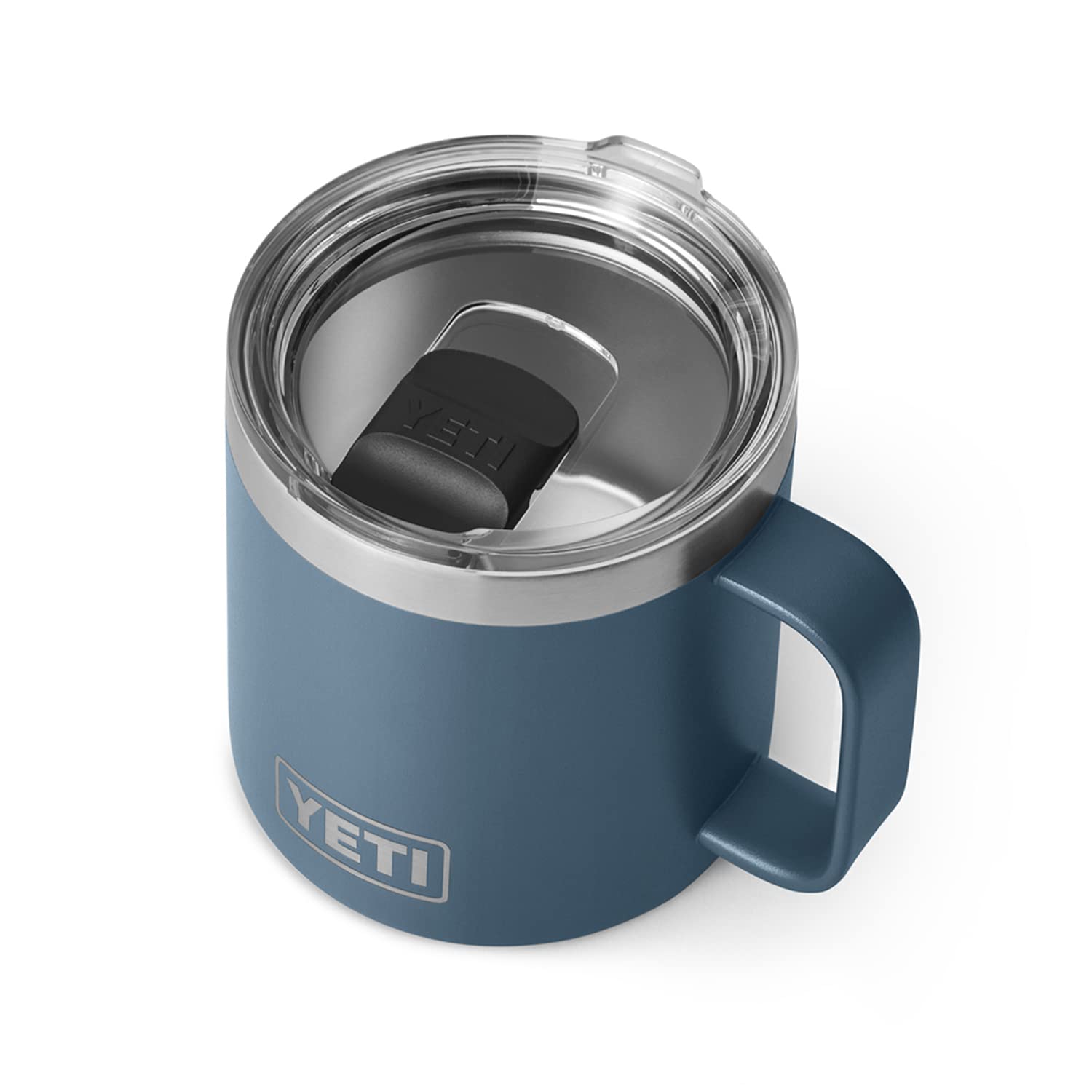 YETI Stainless Steel Rambler Drinking_Cup, Vacuum Insulated, with MagSlider Lid, 14 Ounces, Alpine Yellow