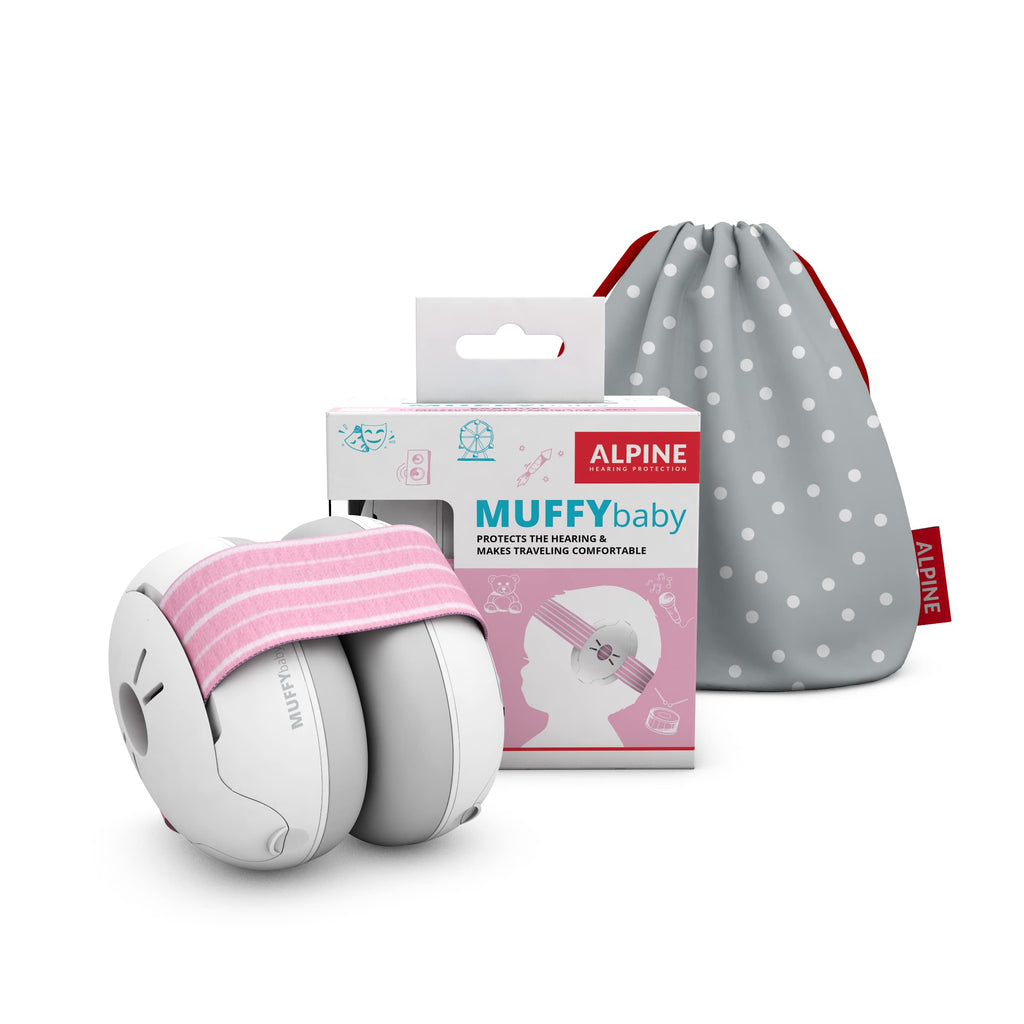 Alpine Muffy Baby Ear Protection for Babies and Toddlers up to 36 Months - CE & ANSI Certified - Noise Reduction Earmuffs - Comfortable Headphones Against Hearing Damage & Improves Sleep - Green